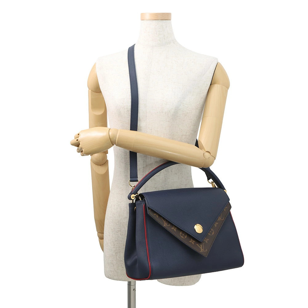 Louis Vuitton Monogram Calf Leather Double V Handbag Shoulder Bag - Picture 5 of 12